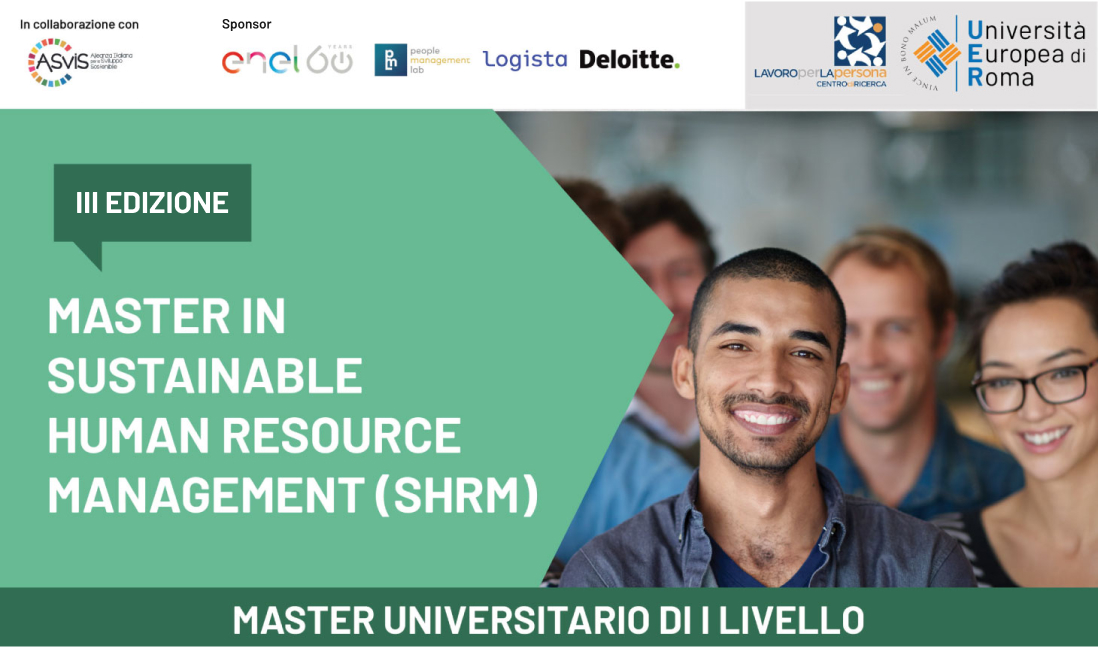 Master di I livello in Sustainable Human Resource Management (SHRM) – III Edizione