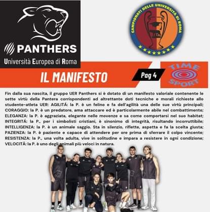 I Panthers sul primo numero di University Sport Magazine