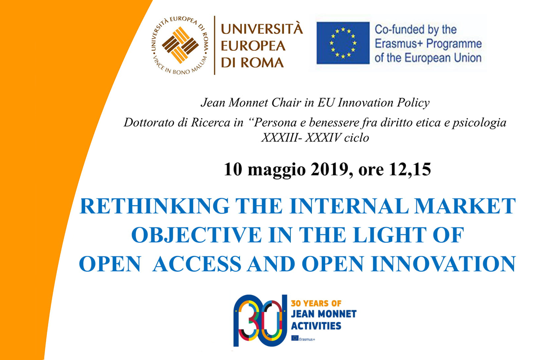 Rethinking the internal market objective in the light of open access and open innovation