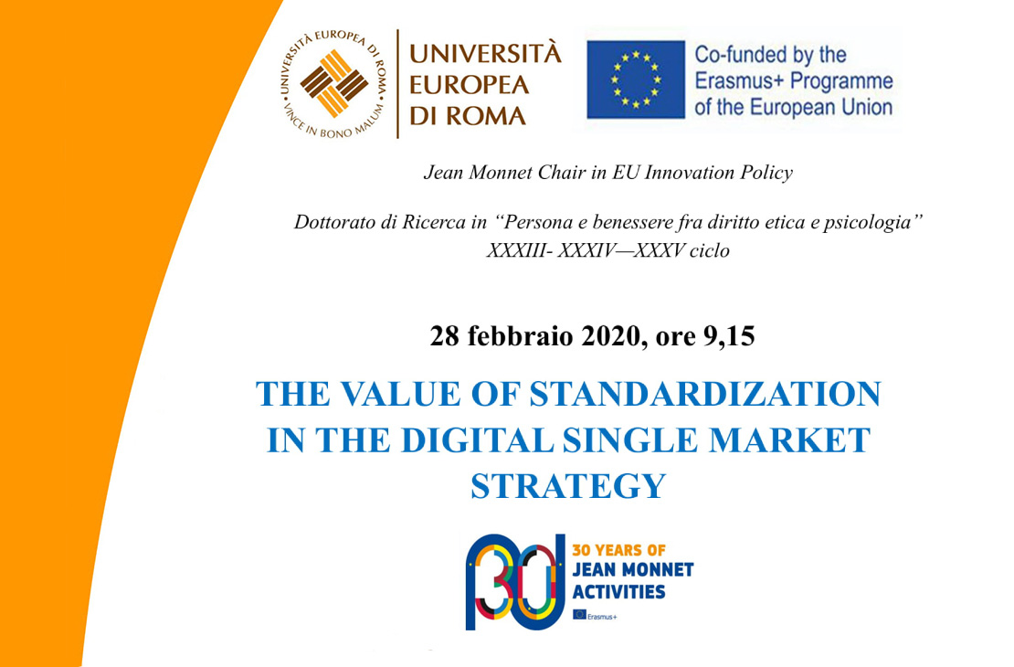 The value of standardization in the digital single market strategy