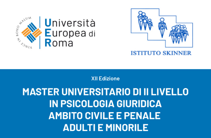 Master in Psicologia Giuridica in Ambito Civile e Penale, Adulti e Minorile – XII Edizione