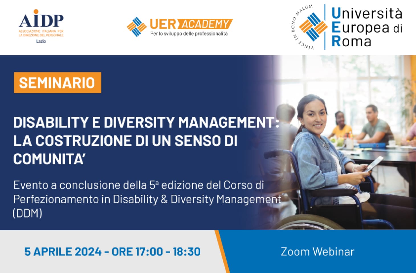 Seminario “Disability e Diversity Management”