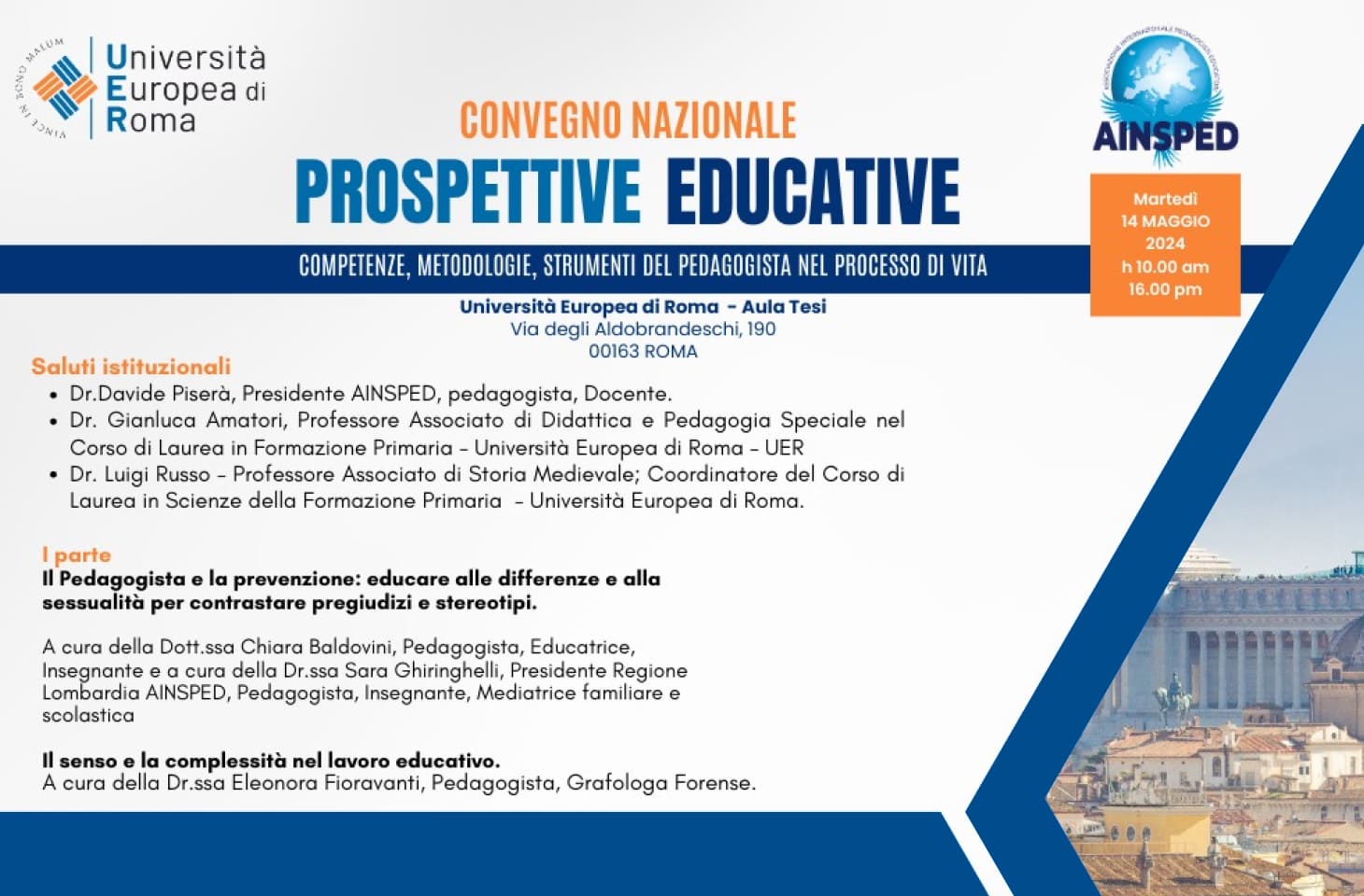Convegno nazionale sulle prospettive educative